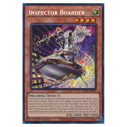 Yu-Gi-Oh! - 25th Anniversary Rarity Collection - Inspector Boarder (Secret Rare) RA01-EN010-SECR