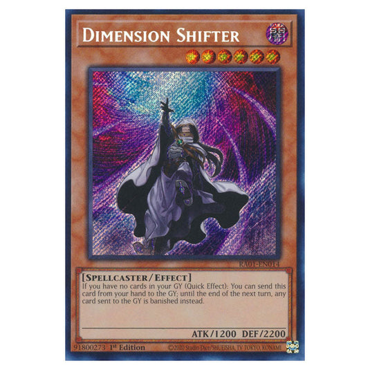 Yu-Gi-Oh! - 25th Anniversary Rarity Collection - Dimension Shifter (Secret Rare) RA01-EN014-SECR