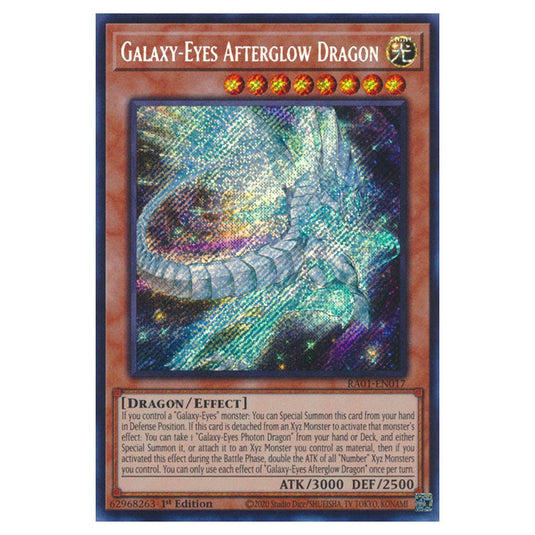 Yu-Gi-Oh! - 25th Anniversary Rarity Collection - Galaxy-Eyes Afterglow Dragon (Secret Rare) RA01-EN017-SECR