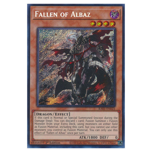 Yu-Gi-Oh! - 25th Anniversary Rarity Collection - Fallen of Albaz (Secret Rare) RA01-EN021-SECR