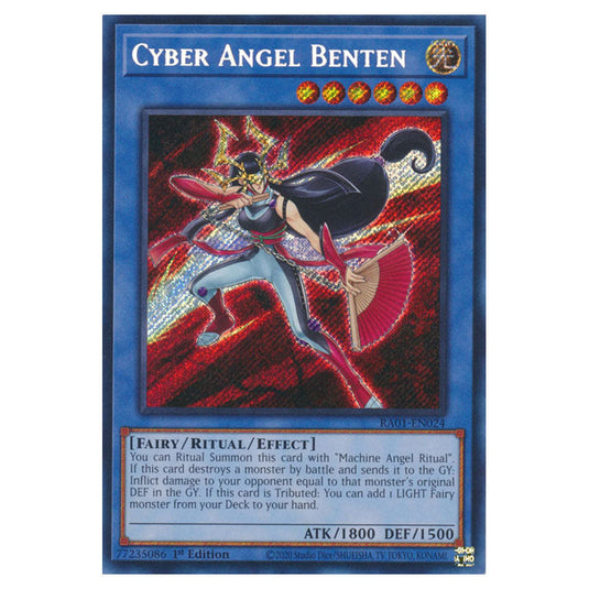 Yu-Gi-Oh! - 25th Anniversary Rarity Collection - Cyber Angel Benten (Secret Rare) RA01-EN024-SECR