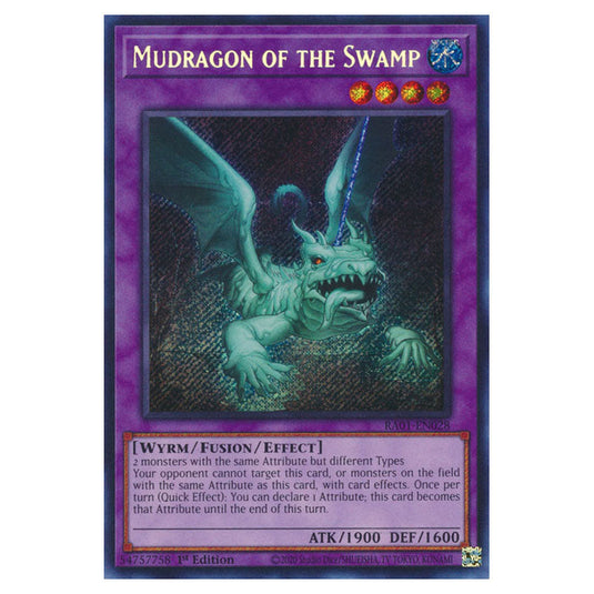 Yu-Gi-Oh! - 25th Anniversary Rarity Collection - Mudragon of the Swamp (Secret Rare) RA01-EN028-SECR