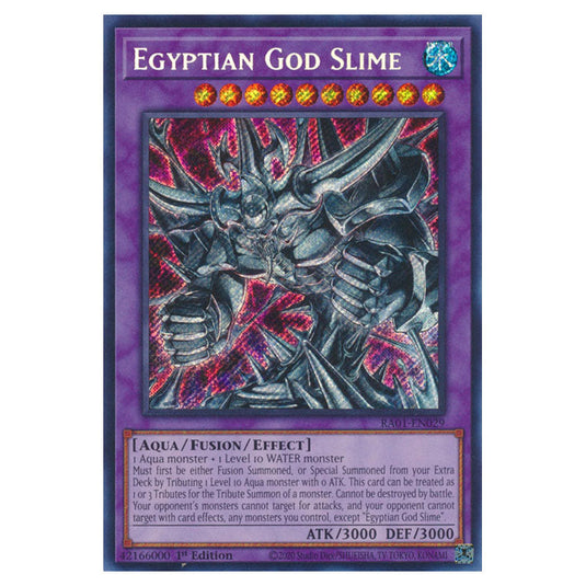 Yu-Gi-Oh! - 25th Anniversary Rarity Collection - Egyptian God Slime (Secret Rare) RA01-EN029-SECR