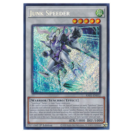 Yu-Gi-Oh! - 25th Anniversary Rarity Collection - Junk Speeder (Secret Rare) RA01-EN032-SECR
