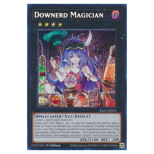 Yu-Gi-Oh! - 25th Anniversary Rarity Collection - Downerd Magician (Secret Rare) RA01-EN035-SECR