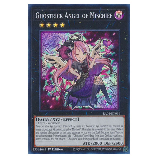 Yu-Gi-Oh! - 25th Anniversary Rarity Collection - Ghostrick Angel of Mischief (Secret Rare) RA01-EN036-SECR
