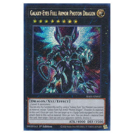Yu-Gi-Oh! - 25th Anniversary Rarity Collection - Galaxy-Eyes Full Armor Photon Dragon (Secret Rare) RA01-EN037-SECR