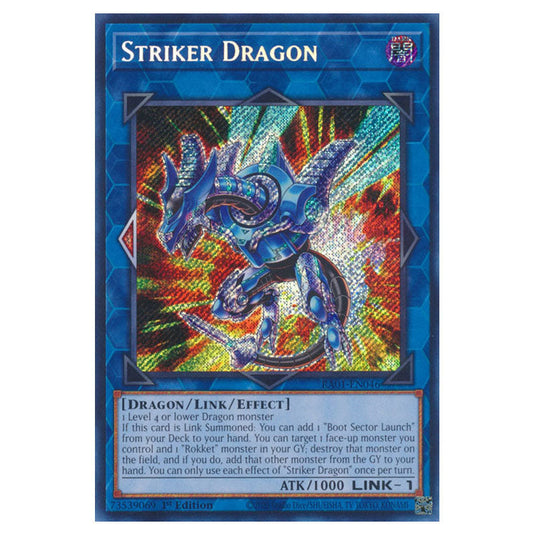 Yu-Gi-Oh! - 25th Anniversary Rarity Collection - Striker Dragon (Secret Rare) RA01-EN046-SECR