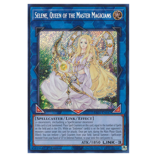 Yu-Gi-Oh! - 25th Anniversary Rarity Collection - Selene, Queen of the Master Magicians (Secret Rare) RA01-EN047-SECR