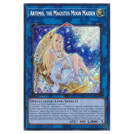 Yu-Gi-Oh! - 25th Anniversary Rarity Collection - Artemis, the Magistus Moon Maiden (Secret Rare) RA01-EN049-SECR