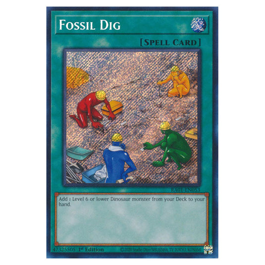 Yu-Gi-Oh! - 25th Anniversary Rarity Collection - Fossil Dig (Secret Rare) RA01-EN053-SECR