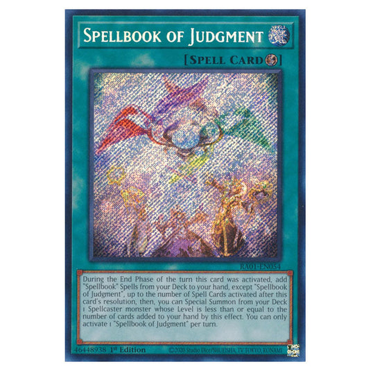 Yu-Gi-Oh! - 25th Anniversary Rarity Collection - Spellbook of Judgment (Secret Rare) RA01-EN054-SECR