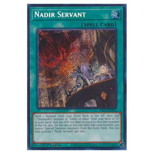 Yu-Gi-Oh! - 25th Anniversary Rarity Collection - Nadir Servant (Secret Rare) RA01-EN062-SECR