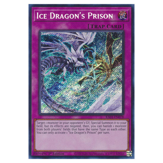 Yu-Gi-Oh! - 25th Anniversary Rarity Collection - Ice Dragon's Prison (Secret Rare) RA01-EN078-SECR
