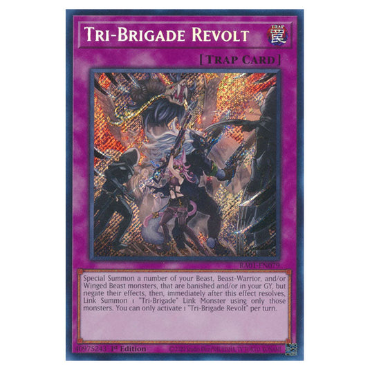 Yu-Gi-Oh! - 25th Anniversary Rarity Collection - Tri-Brigade Revolt (Secret Rare) RA01-EN079-SECR