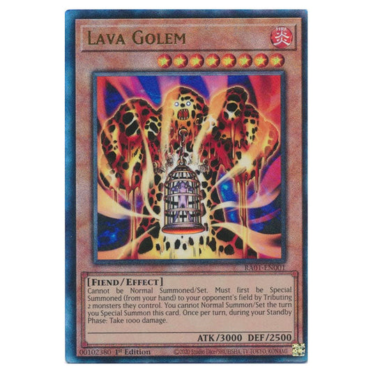 Yu-Gi-Oh! - 25th Anniversary Rarity Collection - Lava Golem (Ultimate Rare) RA01-EN001-ULTIR