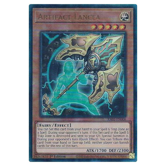 Yu-Gi-Oh! - 25th Anniversary Rarity Collection - Artifact Lancea (Ultimate Rare) RA01-EN006-ULTIR