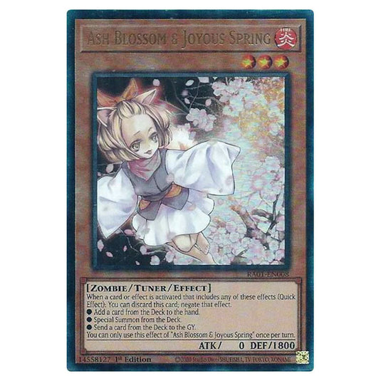 Yu-Gi-Oh! - 25th Anniversary Rarity Collection - Ash Blossom & Joyous Spring (Ultimate Rare) RA01-EN008-ULTIR