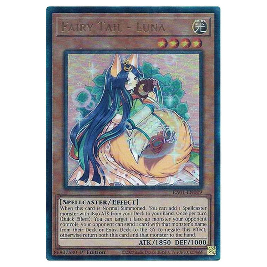 Yu-Gi-Oh! - 25th Anniversary Rarity Collection - Fairy Tail - Luna (Ultimate Rare) RA01-EN009-ULTIR
