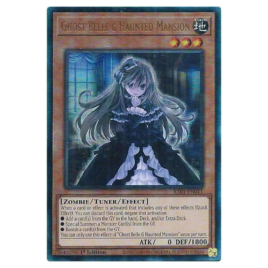 Yu-Gi-Oh! - 25th Anniversary Rarity Collection - Ghost Belle & Haunted Mansion (Ultimate Rare) RA01-EN011-ULTIR