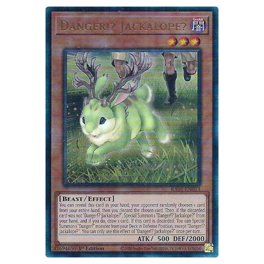 Yu-Gi-Oh! - 25th Anniversary Rarity Collection - Danger!? Jackalope? (Ultimate Rare) RA01-EN013-ULTIR