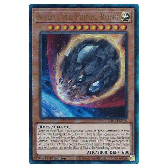 Yu-Gi-Oh! - 25th Anniversary Rarity Collection - Nibiru, the Primal Being (Ultimate Rare) RA01-EN015-ULTIR