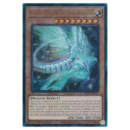 Yu-Gi-Oh! - 25th Anniversary Rarity Collection - Galaxy-Eyes Afterglow Dragon (Ultimate Rare) RA01-EN017-ULTIR