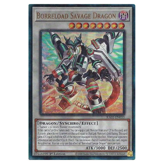 Yu-Gi-Oh! - 25th Anniversary Rarity Collection - Borreload Savage Dragon (Ultimate Rare) RA01-EN033-ULTIR