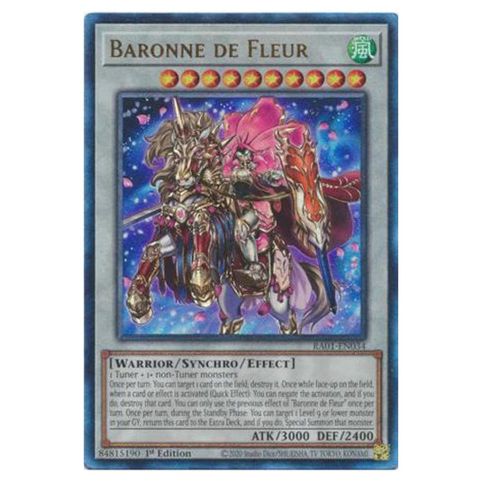 Yu-Gi-Oh! - 25th Anniversary Rarity Collection - Baronne de Fleur (Ultimate Rare) RA01-EN034-ULTIR