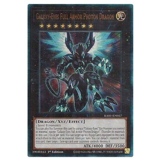 Yu-Gi-Oh! - 25th Anniversary Rarity Collection - Galaxy-Eyes Full Armor Photon Dragon (Ultimate Rare) RA01-EN037-ULTIR