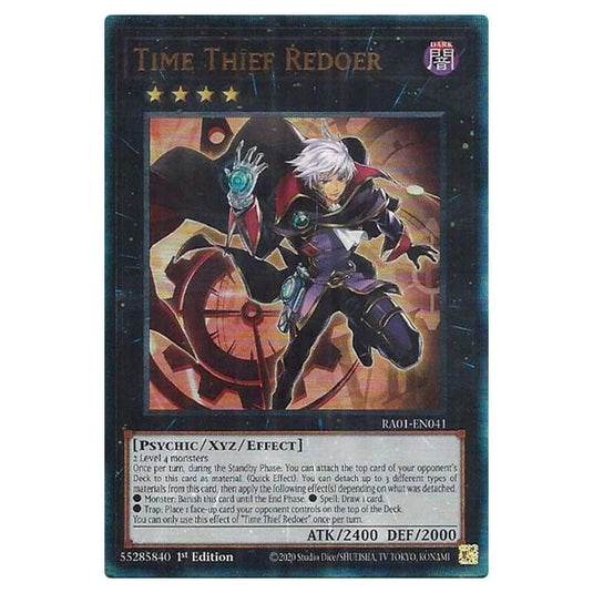 Yu-Gi-Oh! - 25th Anniversary Rarity Collection - Time Thief Redoer (Ultimate Rare) RA01-EN041-ULTIR