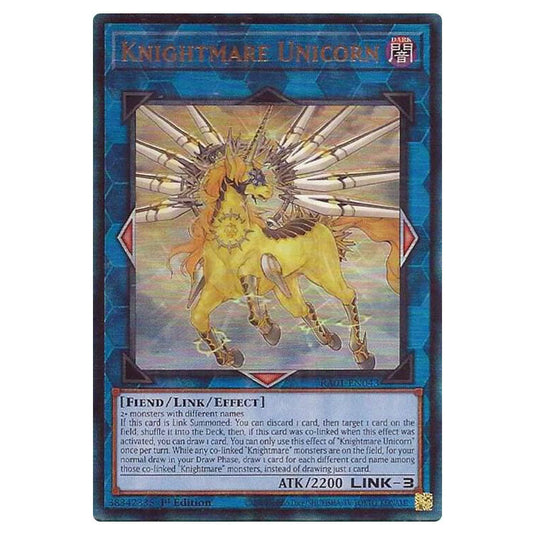 Yu-Gi-Oh! - 25th Anniversary Rarity Collection - Knightmare Unicorn (Ultimate Rare) RA01-EN043-ULTIR