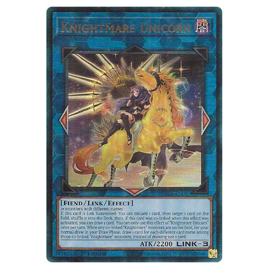 Yu-Gi-Oh! - 25th Anniversary Rarity Collection - Knightmare Unicorn (alternate art) (Ultimate Rare) RA01-EN043A-ULTIR