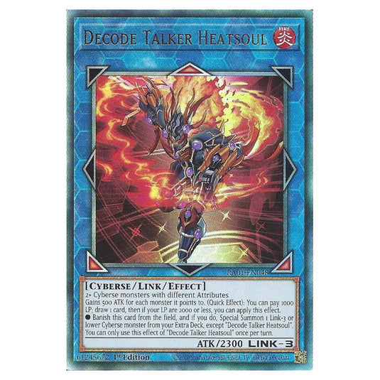 Yu-Gi-Oh! - 25th Anniversary Rarity Collection - Decode Talker Heatsoul (Ultimate Rare) RA01-EN048-ULTIR