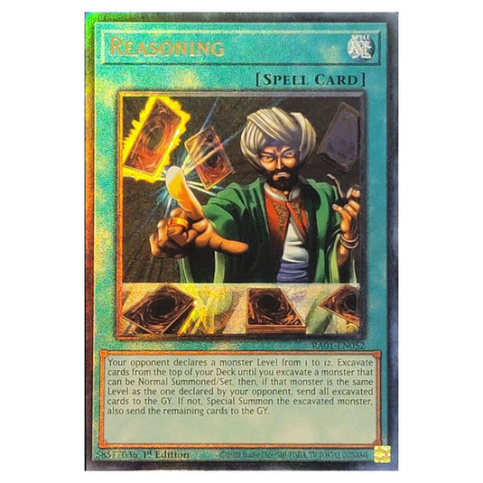 Yu-Gi-Oh! - 25th Anniversary Rarity Collection - Reasoning (Ultimate Rare) RA01-EN052-ULTIR