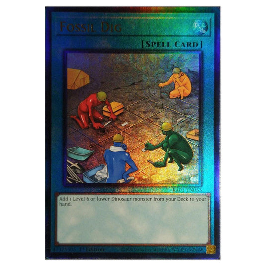 Yu-Gi-Oh! - 25th Anniversary Rarity Collection - Fossil Dig (Ultimate Rare) RA01-EN053-ULTIR