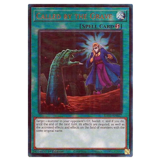 Yu-Gi-Oh! - 25th Anniversary Rarity Collection - Called by the Grave (Ultimate Rare) RA01-EN057-ULTIR