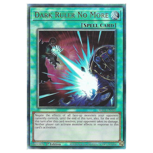 Yu-Gi-Oh! - 25th Anniversary Rarity Collection - Dark Ruler No More (Ultimate Rare) RA01-EN060-ULTIR
