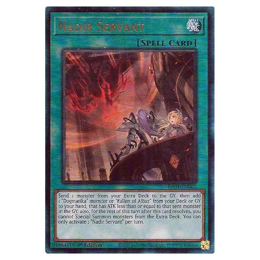 Yu-Gi-Oh! - 25th Anniversary Rarity Collection - Nadir Servant (Ultimate Rare) RA01-EN062-ULTIR