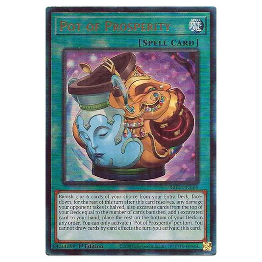 Yu-Gi-Oh! - 25th Anniversary Rarity Collection - Pot of Prosperity (Ultimate Rare) RA01-EN066-ULTIR