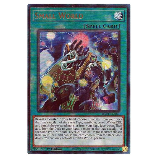 Yu-Gi-Oh! - 25th Anniversary Rarity Collection - Small World (Ultimate Rare) RA01-EN067-ULTIR