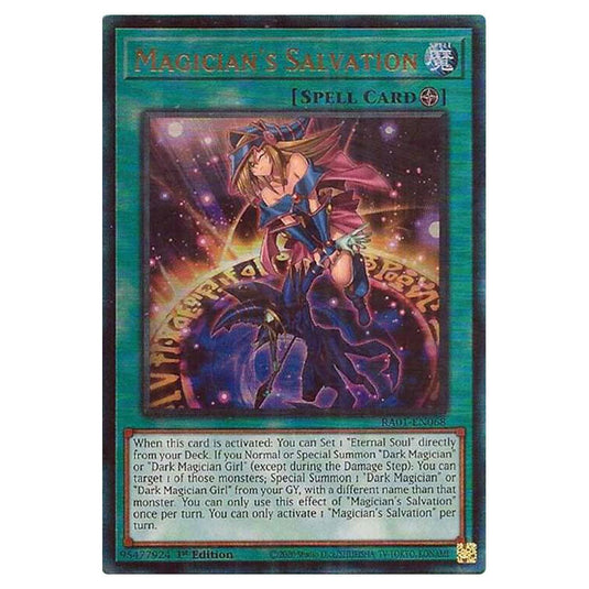 Yu-Gi-Oh! - 25th Anniversary Rarity Collection - Magician's Salvation (Ultimate Rare) RA01-EN068-ULTIR