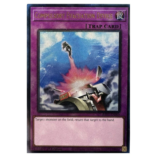 Yu-Gi-Oh! - 25th Anniversary Rarity Collection - Compulsory Evacuation Device (Ultimate Rare) RA01-EN069-ULTIR