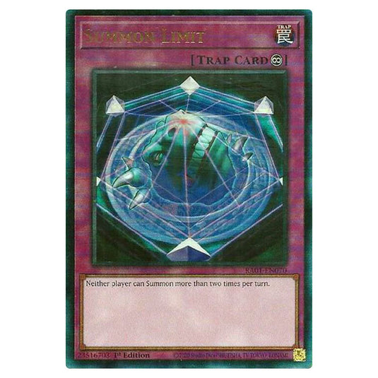 Yu-Gi-Oh! - 25th Anniversary Rarity Collection - Summon Limit (Ultimate Rare) RA01-EN070-ULTIR
