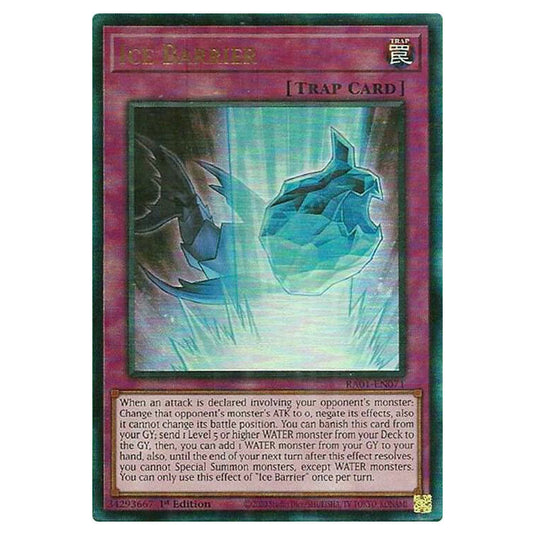Yu-Gi-Oh! - 25th Anniversary Rarity Collection - Ice Barrier (Ultimate Rare) RA01-EN071-ULTIR