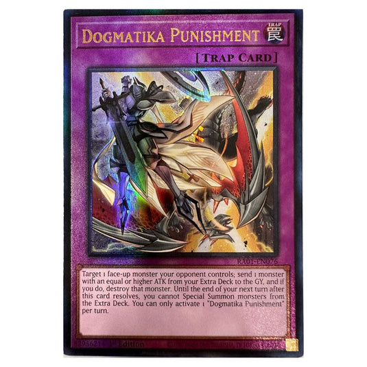 Yu-Gi-Oh! - 25th Anniversary Rarity Collection - Dogmatika Punishment (Ultimate Rare) RA01-EN076-ULTIR