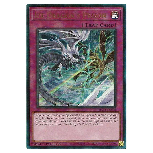Yu-Gi-Oh! - 25th Anniversary Rarity Collection - Ice Dragon's Prison (Ultimate Rare) RA01-EN078-ULTIR