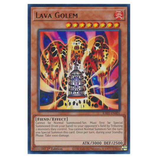 Yu-Gi-Oh! - 25th Anniversary Rarity Collection - Lava Golem (Ultra Rare) RA01-EN001-UR