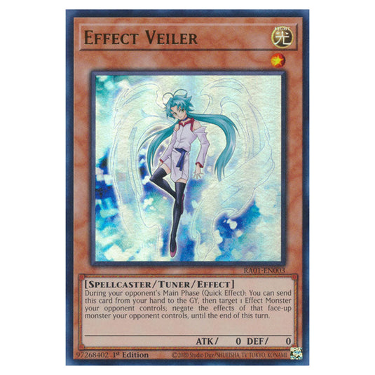 Yu-Gi-Oh! - 25th Anniversary Rarity Collection - Effect Veiler (Ultra Rare) RA01-EN003-UR
