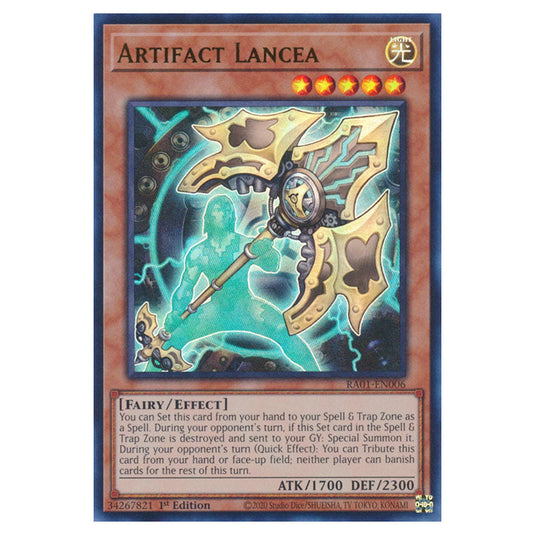 Yu-Gi-Oh! - 25th Anniversary Rarity Collection - Artifact Lancea (Ultra Rare) RA01-EN006-UR